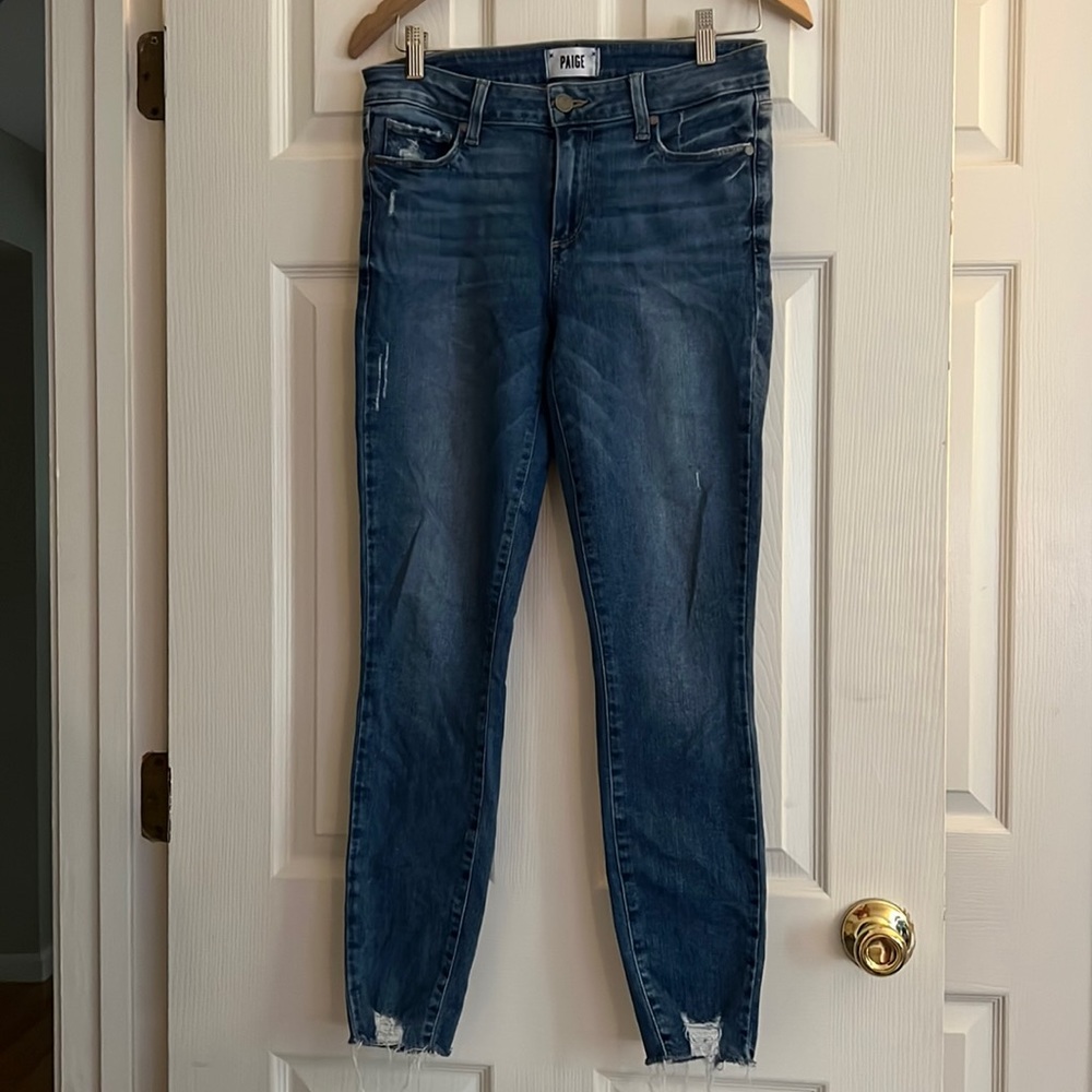 Paige distressed denim